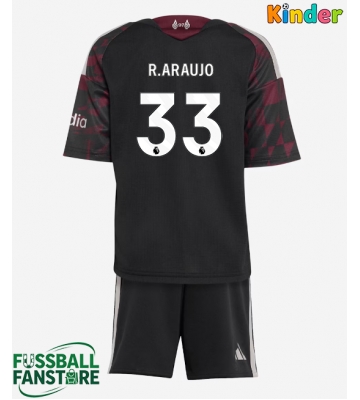 Liverpool Ronald Araujo #33 Replik 3rd trikot Kinder 2026-27 Kurzarm (+ Kurze Hosen)